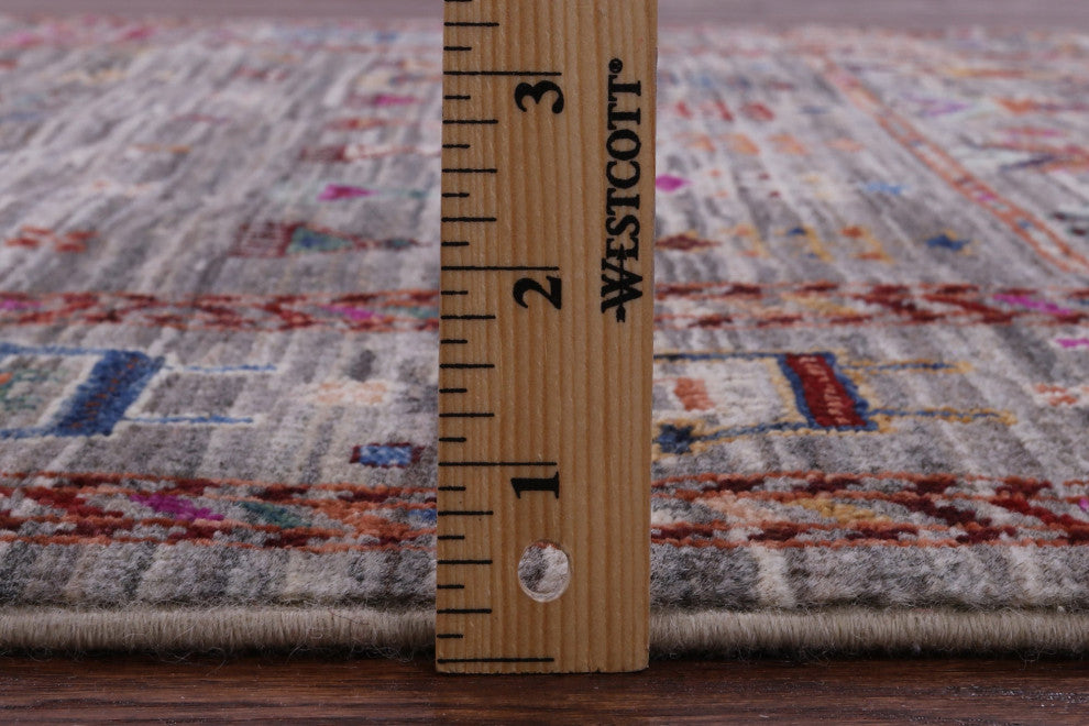 Tribal Persian Gabbeh Handmade Wool Rug 3' 5" X 5' 0" - Q13837