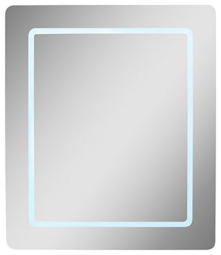 24" Rectangular Led Illuminated Mirrored Medicine Cabinet