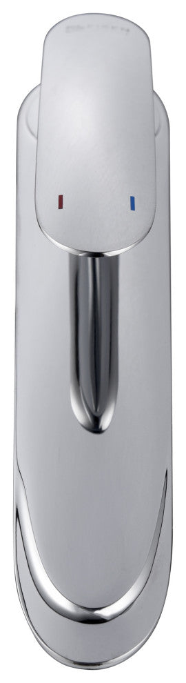 Brianna 11" Single Hole Vessel Sink Filler Bathroom Faucet, Polished Chrome