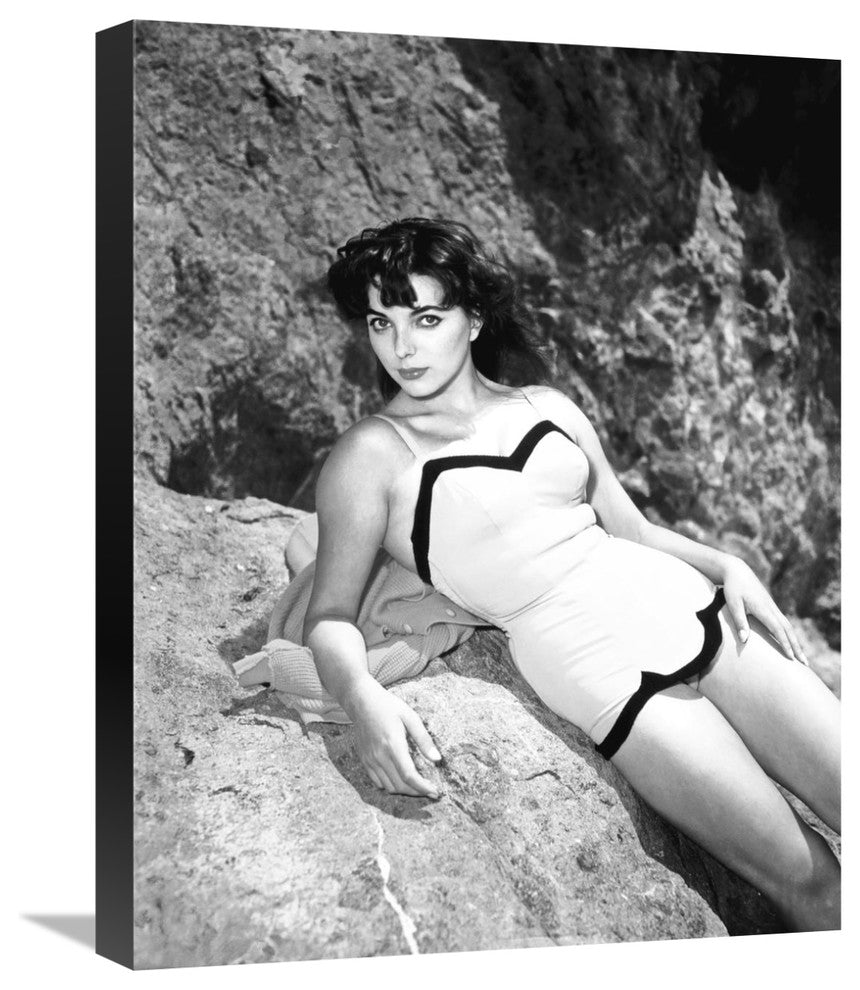 "Joan Collins" Stretched Canvas Giclee by Hollywood Photo Archive, 17"x22"