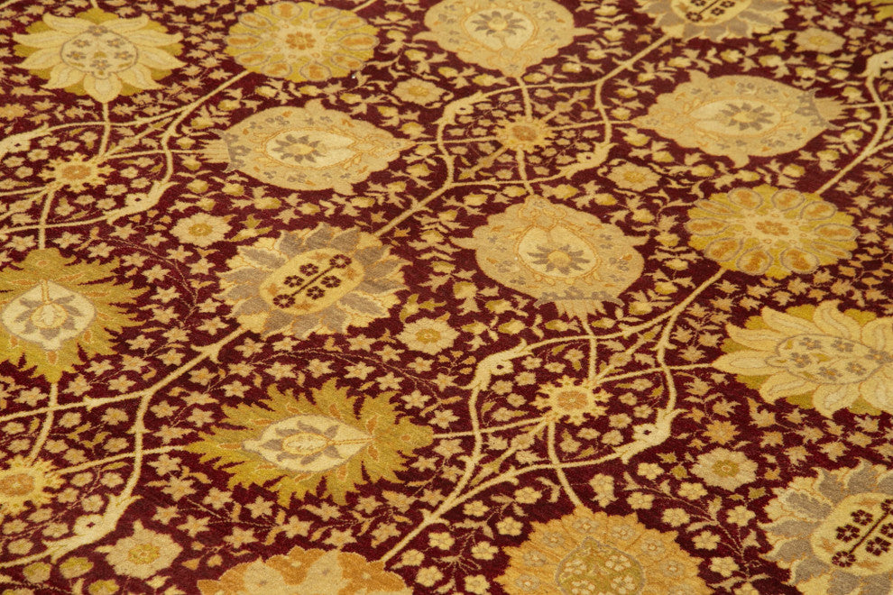 Rug N Carpet - Handmade Oriental 9' 0" x 12' 5" Oversize Oushak Area Rug