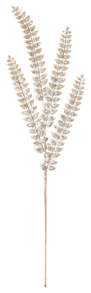Glittered Fern Spray, Set of 24