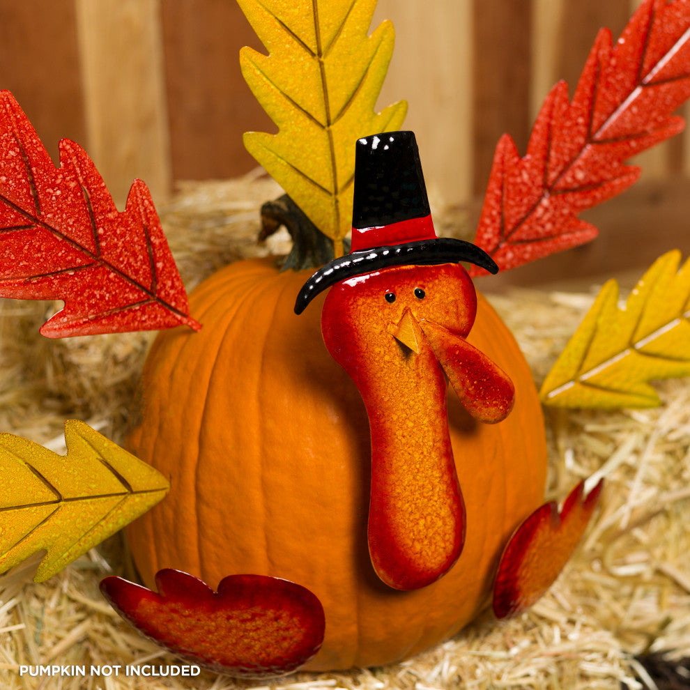 Thanksgiving Create-Your-Own Pumpkin Turkey Festive Decorating Activity Kit