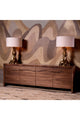 Walnut Veneer 4-Door Dresser, Eichholtz Charford