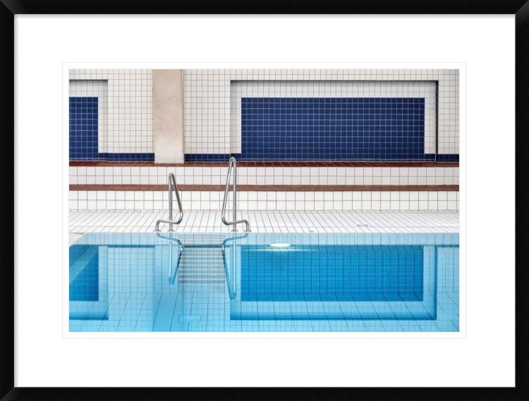 "Swimming" Framed Digital Print by Renate Reichert, 30x22"