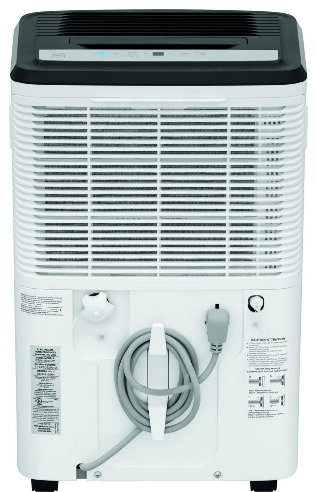 50 Pint Dehumidifier, White