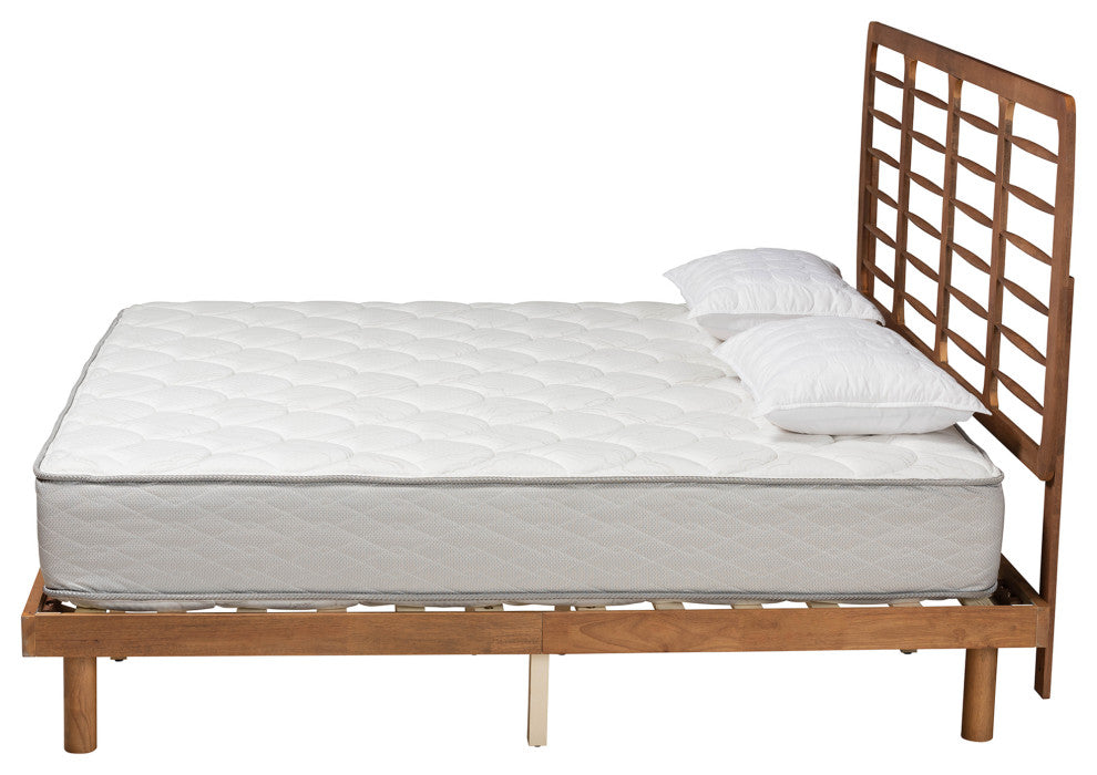 Micah Ash Walnut Platform Bed, King