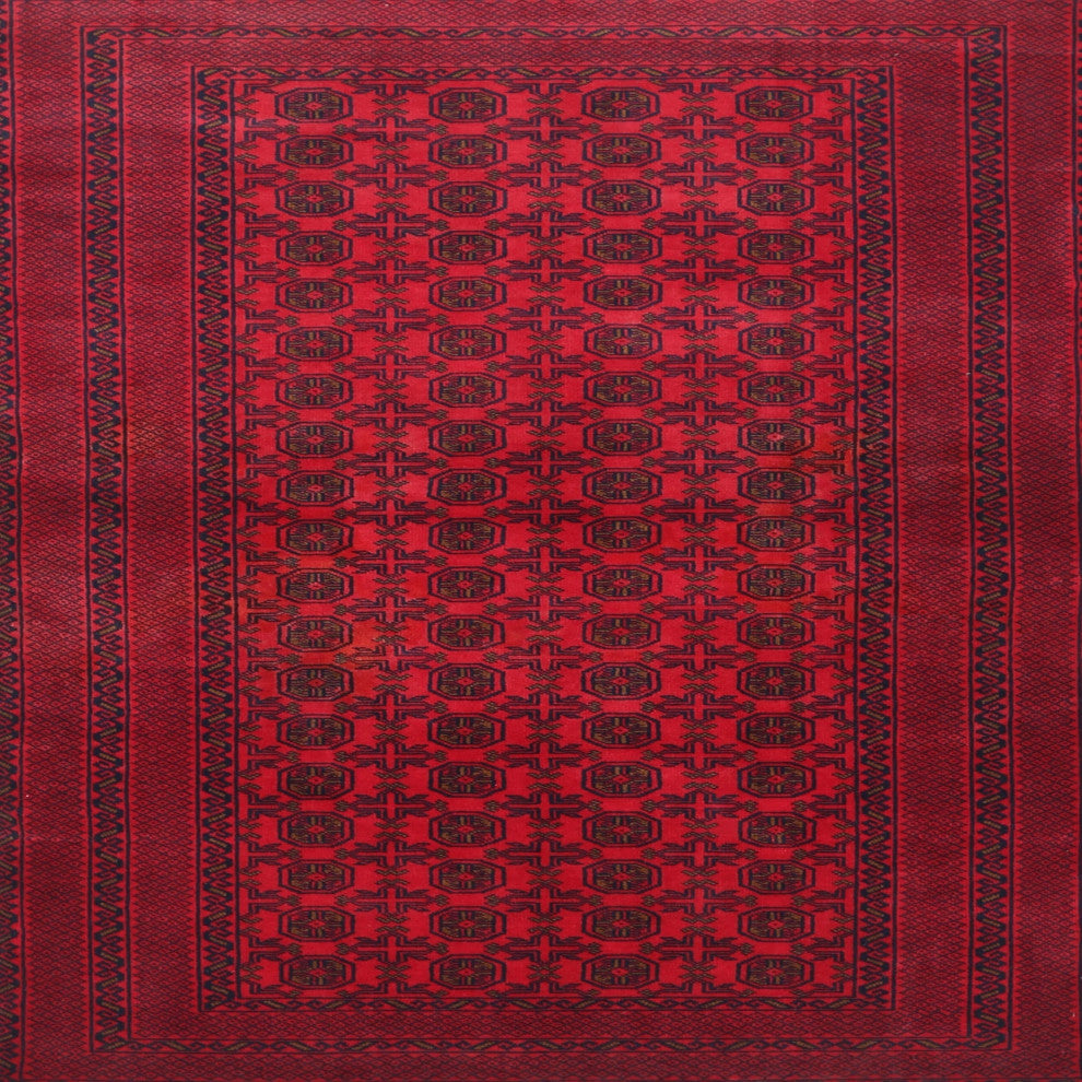 Ahgly Company Indoor Square Traditional Area Rugs, 7' Square