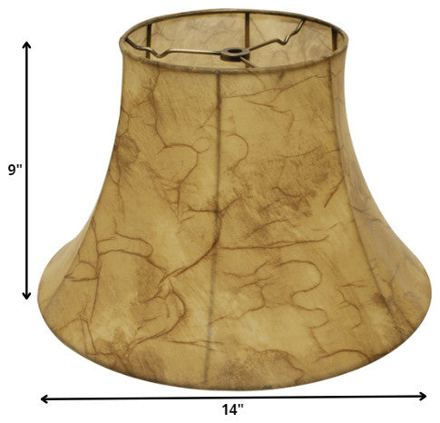 14" Antique Parchment Slanted Softback Lampshade