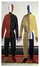 "Sportsmen (left)" Digital Paper Print by Kazimir Malevich, 15"x24"