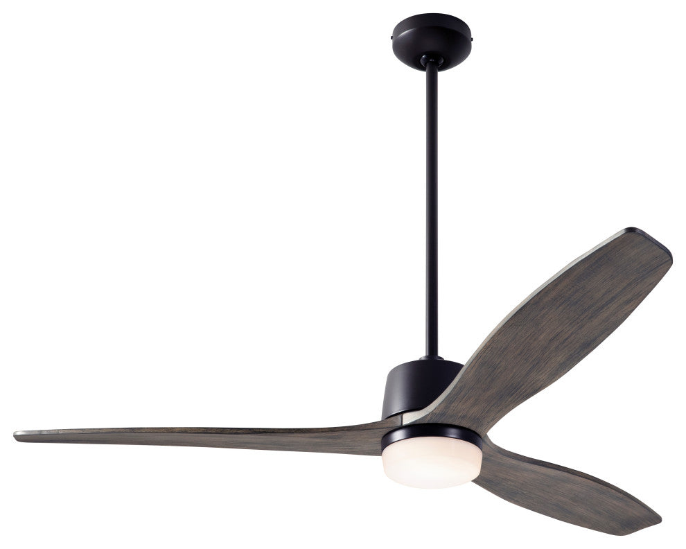 Arbor Fan, Dark Bronze, 54" Graywash Blades With LED, Wall Control
