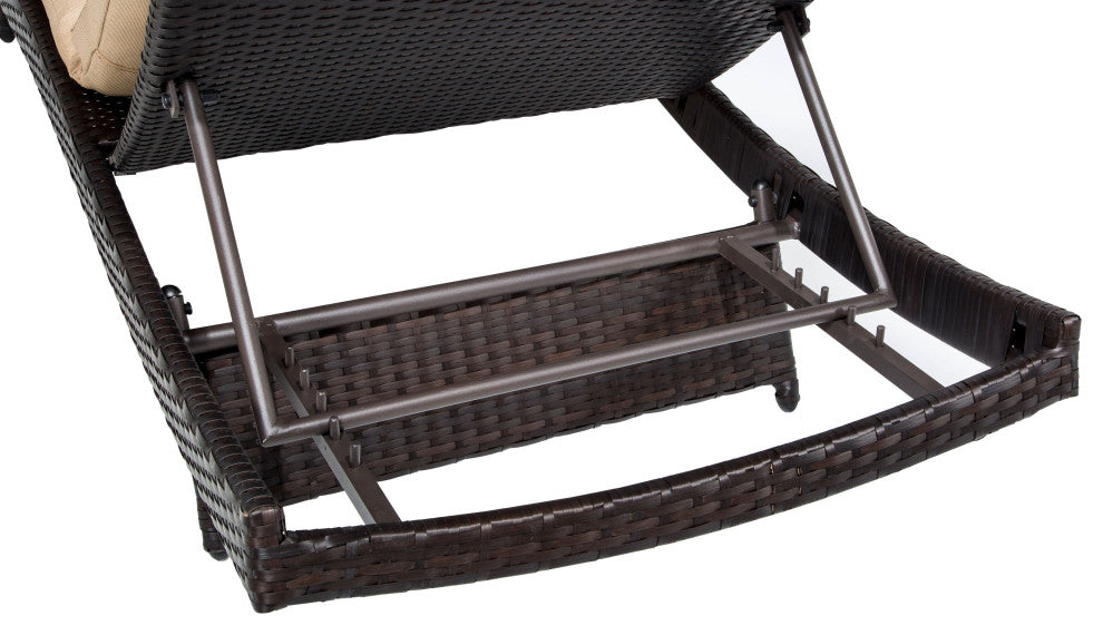 Belle Curved Chaise Set of 2 Wicker Patio Furniture, Side Table Grey