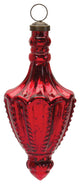 Mercury Glass Finial Drop Ornament, Set of 4