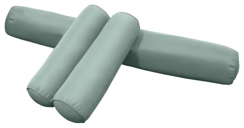Style6 Crib Size Pipe Trim Mattress Bolster Pillow Outdoor Slip Cover ONLY AD002