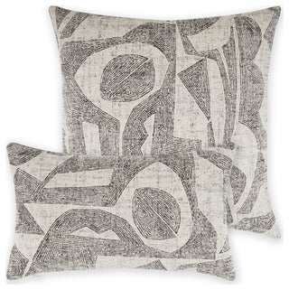 Influence Ebony Indoor/Outdoor Performance Pillow, 12"x20"