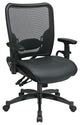Professional Dual Function Ergonomic AirGrid Chair With Gunmetal Accents