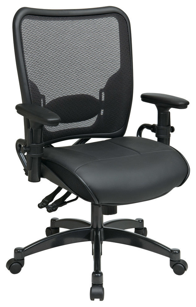 Professional Dual Function Ergonomic AirGrid Chair With Gunmetal Accents