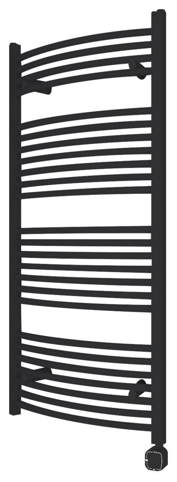 HEATGENE Smart Towel Warmer With Timer and Temperature Control, Matt Black