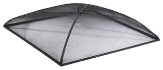 Sunnydaze 31" Heavy-Duty Steel Square Mesh Fire Pit Spark Screen Cover