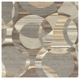 Forum Modern Gray Area Rug, 4' Square