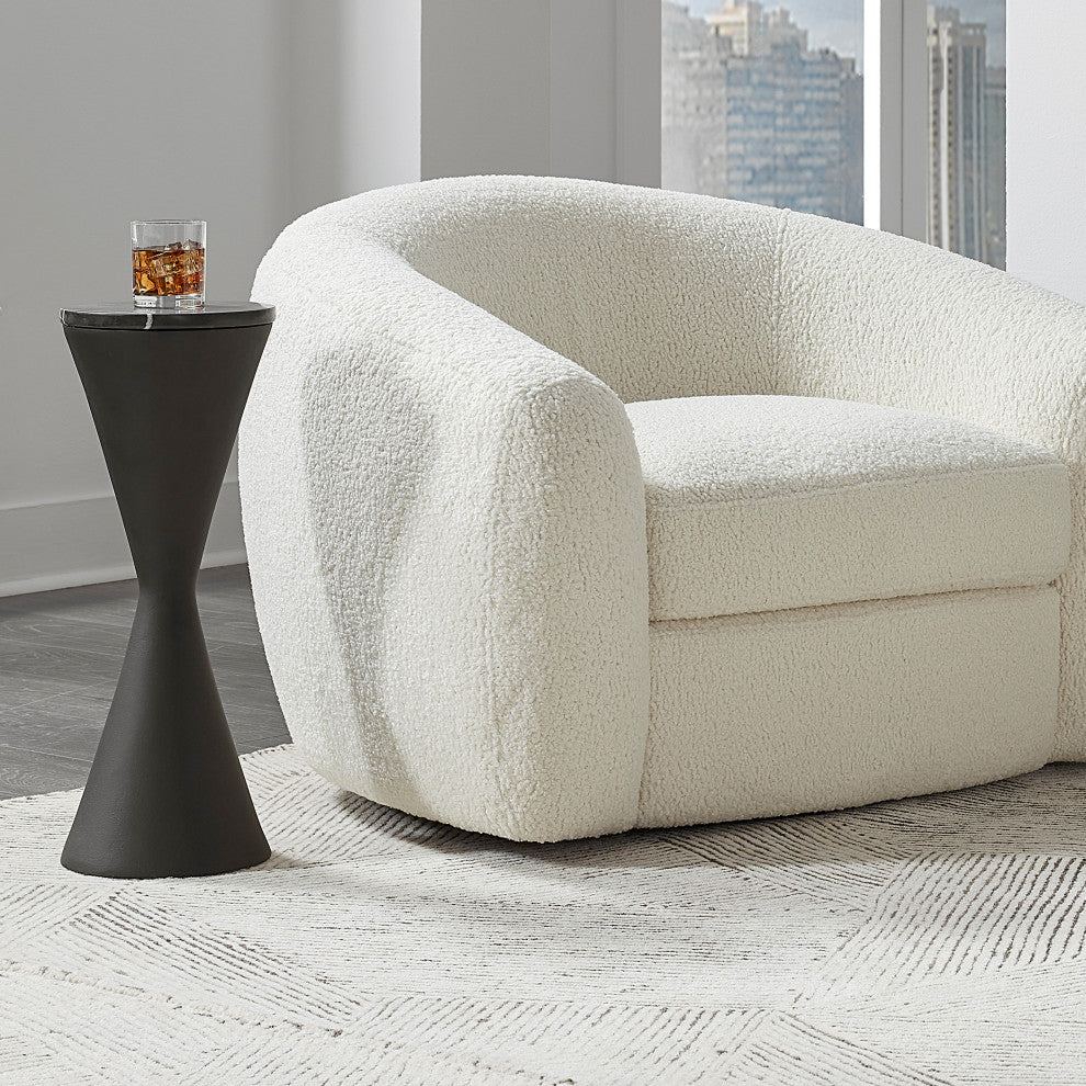 Uttermost Time's Up Hourglass Shaped Drink table