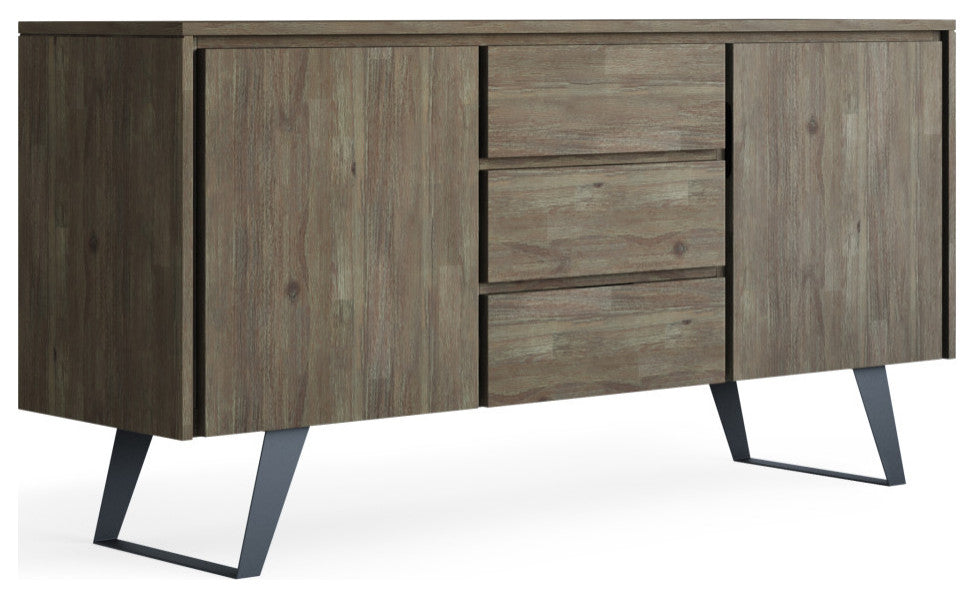Lowry Sideboard Buffet, Distressed Gray