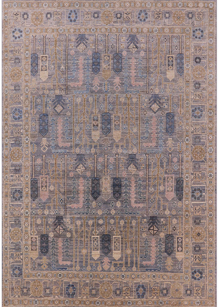 Ahgly Company Indoor Rectangle Mid-Century Modern Area Rugs, 2' x 4'