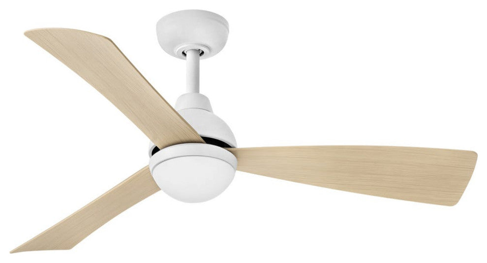Hinkley Una LED Ceiling Fan, Matte White, 44"