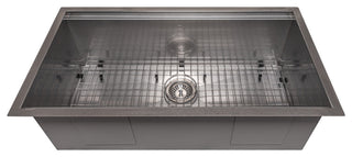 33" Garmisch Undermount Fingerprint Resistant Stainless Steel Kitchen Sink