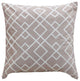 Peach & Ivory Machine Woven Scarsdale Throw Pillow, 20" x 20"