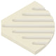 Decor 5-1/2" Corner Soap Dish, Biscuit