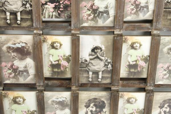 Photo Frame Beige Radial Pine