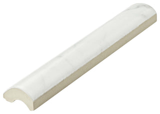 Classico Carrara Matte Pencil Bullnose Ceramic Wall Trim