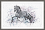 "Graceful Horse" Framed Painting Print, 30"x20"
