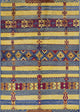 Ahgly Company Indoor Rectangle Mid-Century Modern Area Rugs, 2' x 4'