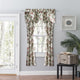 Madison Floral 58"x15" Lined Scallop Valance, Brick