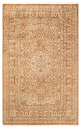 Mogul, One-of-a-Kind Hand-Knotted Area Rug Yellow, 6' 1" x 9' 7"