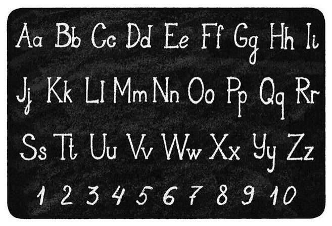 Flagship Carpets FA1823-44FS Chalkboard Alphabet