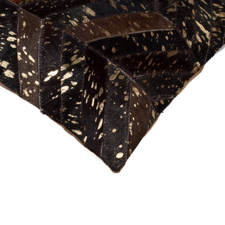 Natural Home Decor Torino Chevron Cowhide Pillow, 2-Piece