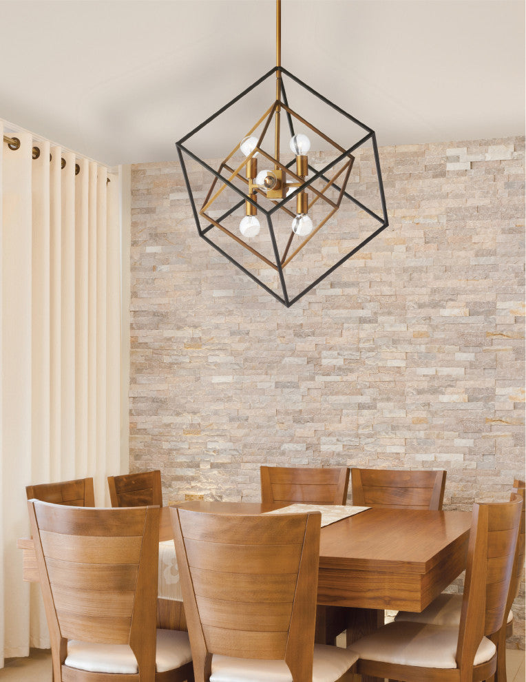 Kapria 6-Light Pendant, Vintage Bronze