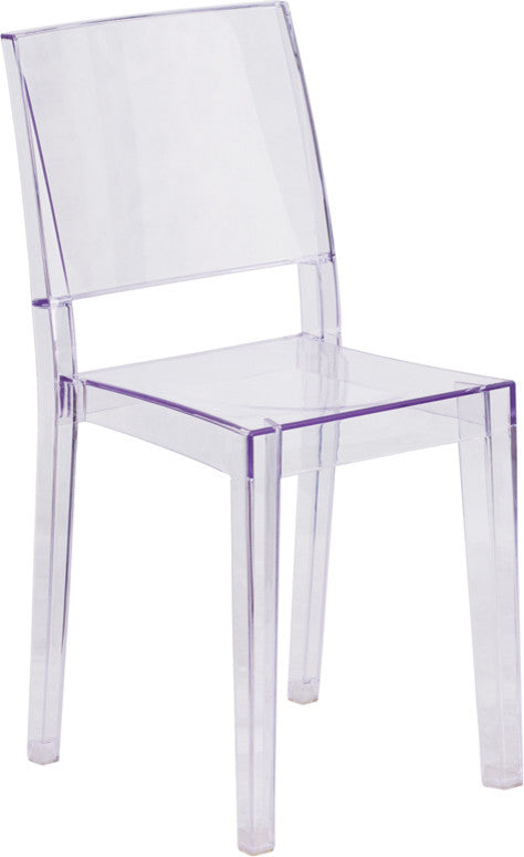 Phantom Series Transparent Stacking Side Chair