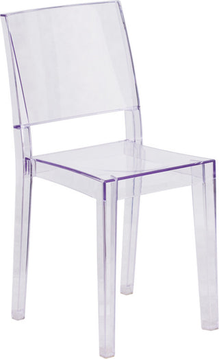 Phantom Series Transparent Stacking Side Chair