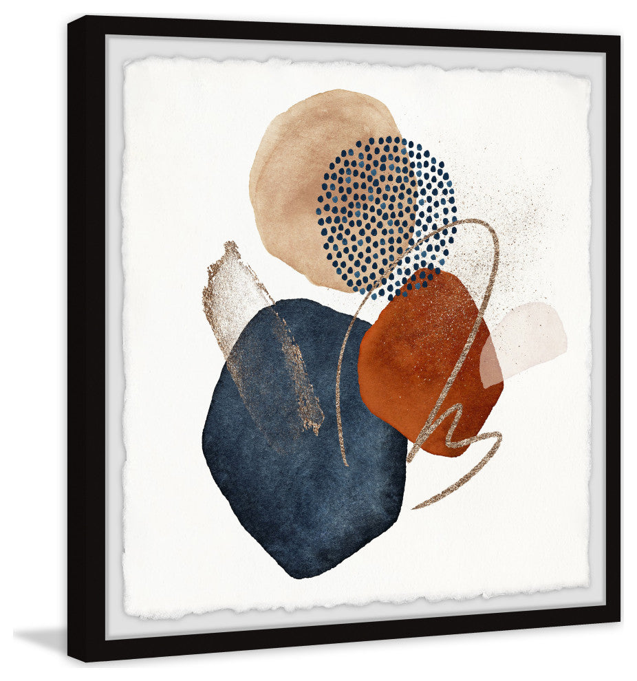 "Invisible Bridge" Framed Painting Print, 12x12
