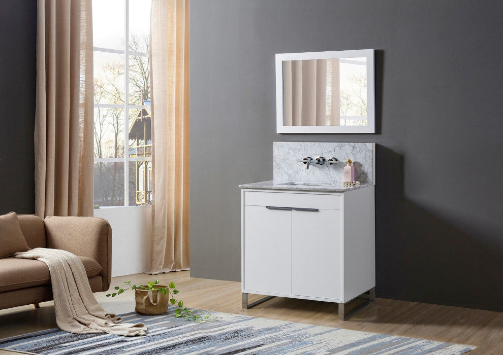 32" Premium Luca Bath Vanity, White