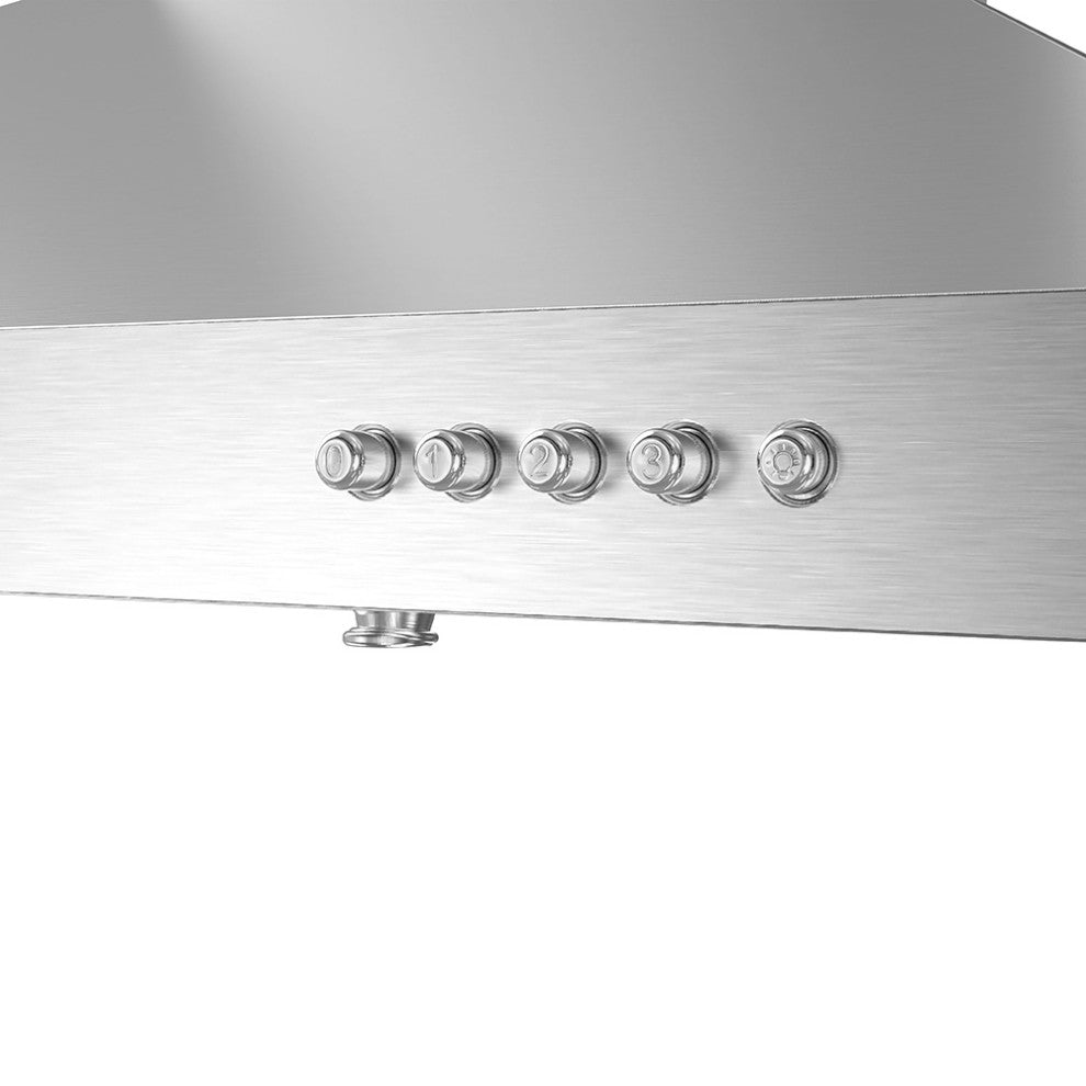 Streamline 30" Giacinto Ductless Wall Mount Range Hood, Stainless Steel