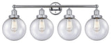 Beacon 4-Light 33.5" Bath Vanity-Light Polished Chrome