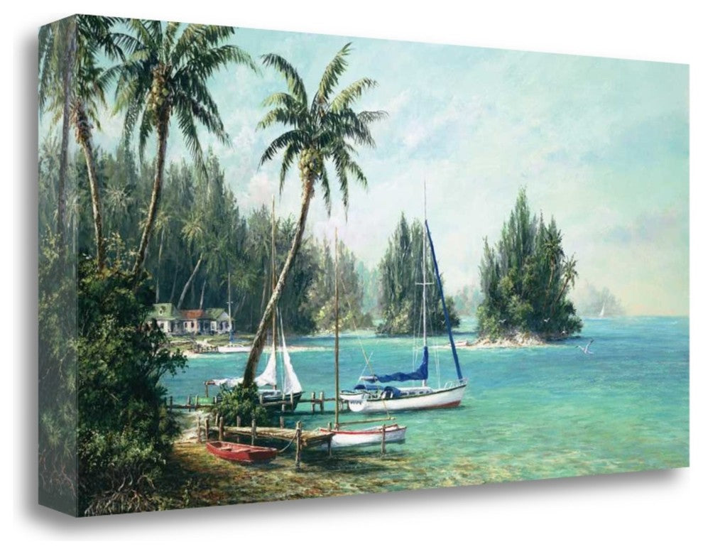 "Island Cove" By Art Fronckowiak, Giclee Print on Gallery Wrap Canvas