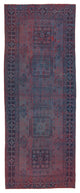 Rug N Carpet - Handwoven Turkish 4' 6" x 11' 2" Contemporary Runner Rug