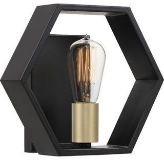 Quoizel BSK8701EK One Light Wall Sconce, Earth Black Finish