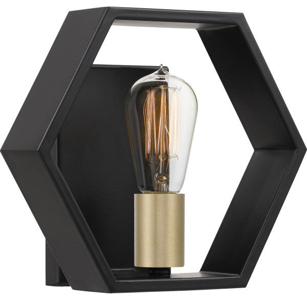Quoizel BSK8701EK One Light Wall Sconce, Earth Black Finish